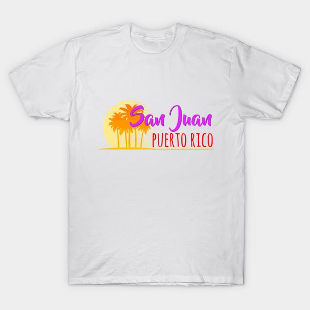 Life's a Beach: San Juan, Puerto Rico T-Shirt by Naves